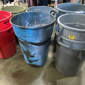 GROUP OF 10 GARBAGE BINS