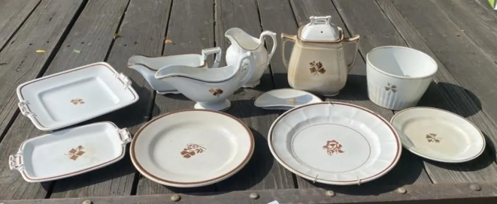 Ironstone Tea Leaf