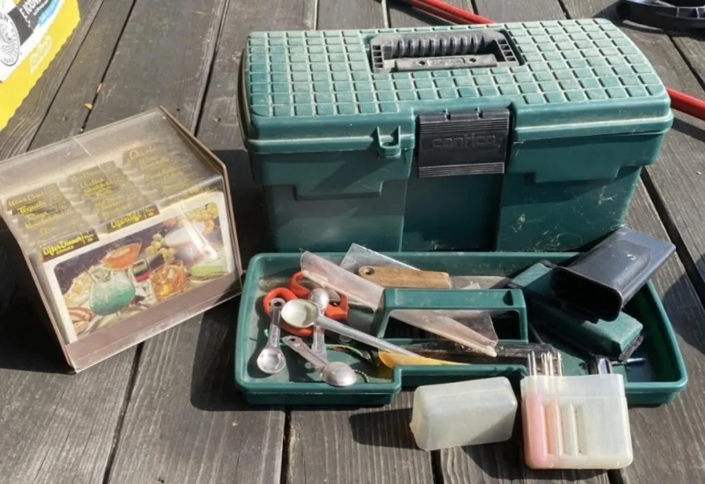 Toolbox and Recipe Cards