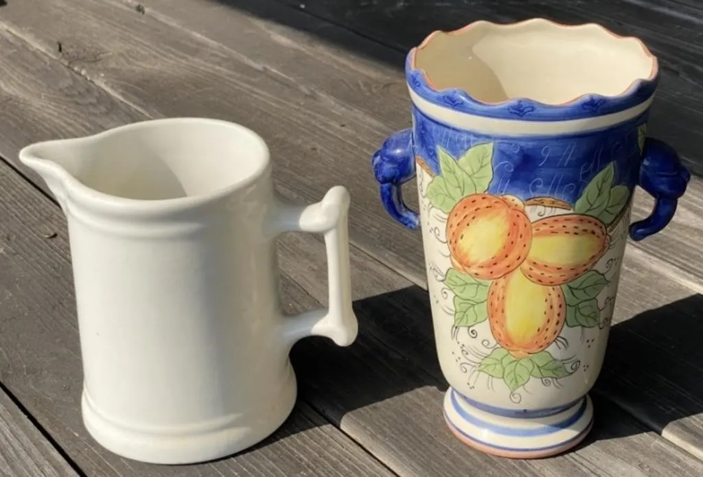 Pitcher and Vase