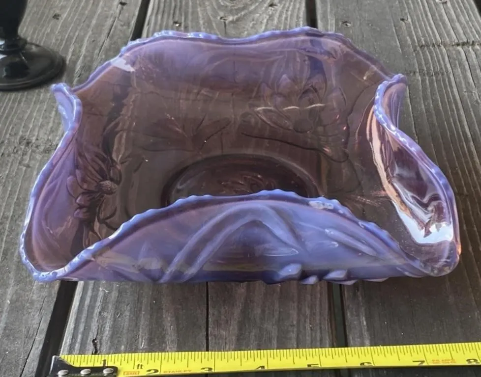 Amethyst Opalescent Bowl