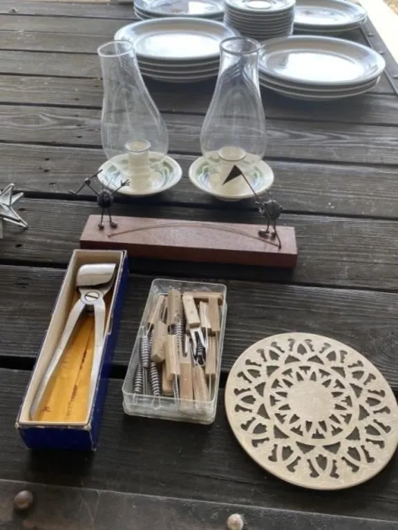 Candlesticks, Nut Sheller
