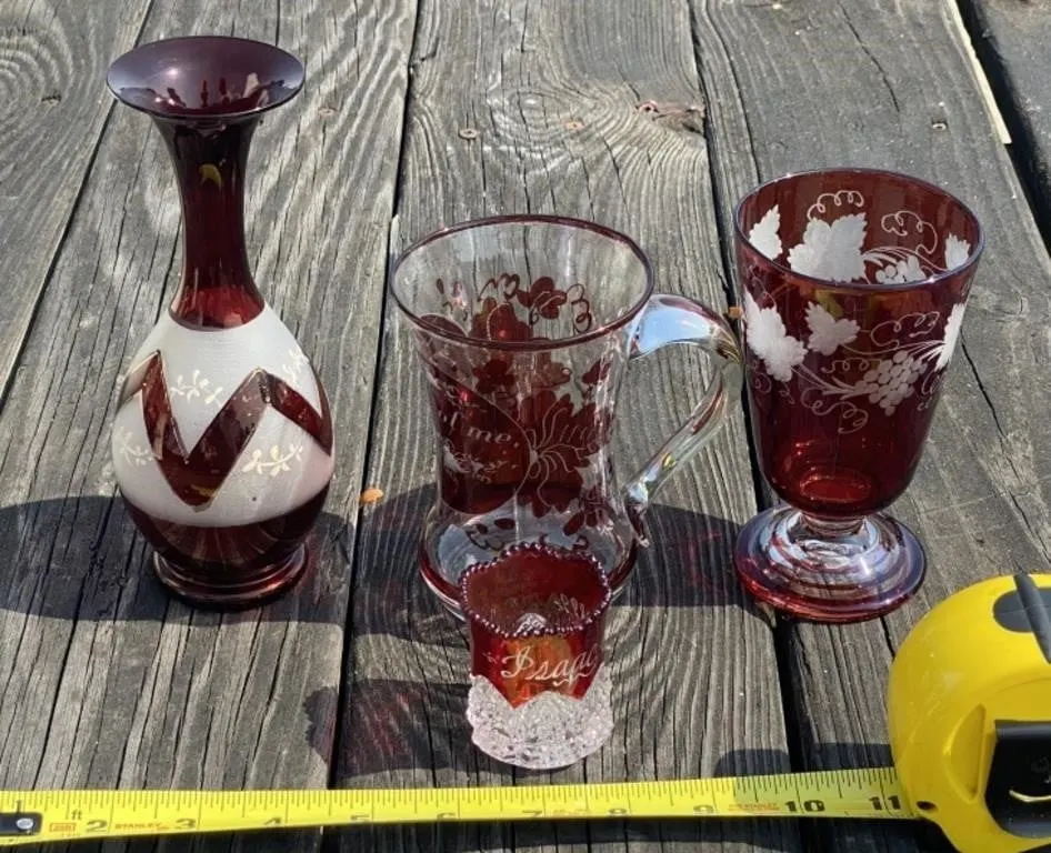 Red Flash Toothpick, Vase and More