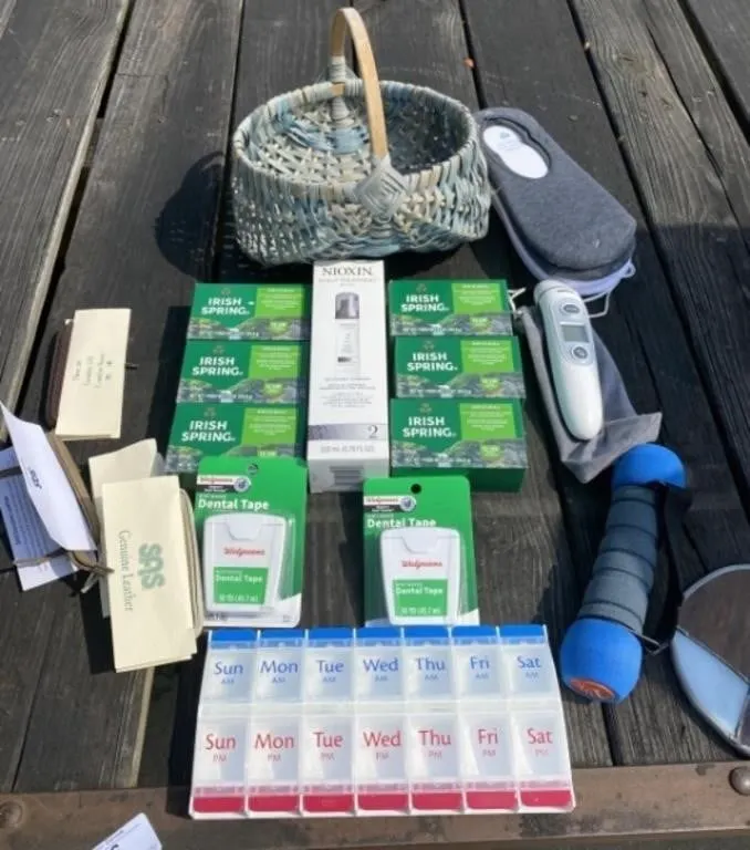 Soap, Pill Organizers and More