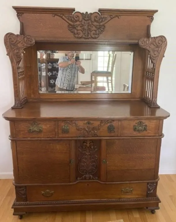 Antique Oak Buffet
