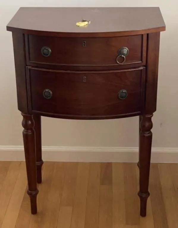 2 Drawer Cherry Nightstand