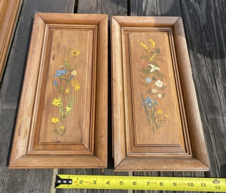 Tole Painted Wall Plaques