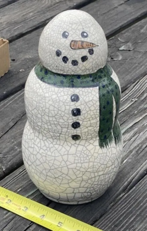 Artist Signed Snowman