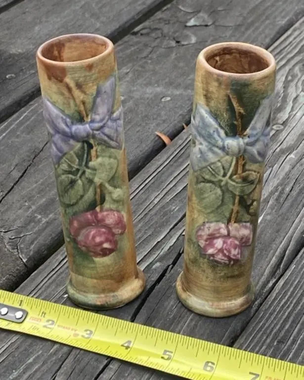 Matching Weller Vases