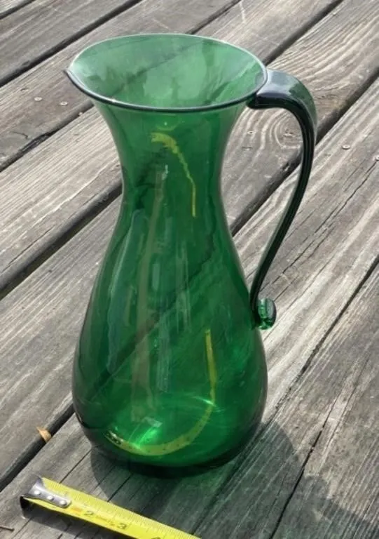 Green Decorative Pitcher