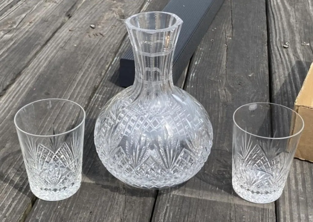 Decanter and 2 Tumblers