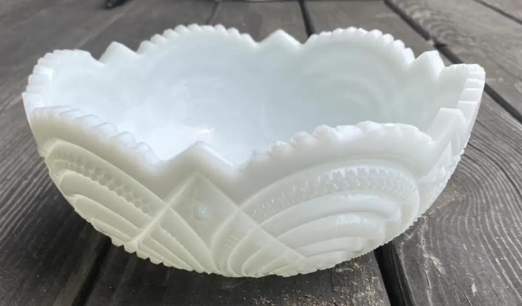 Milk Glass Bowl