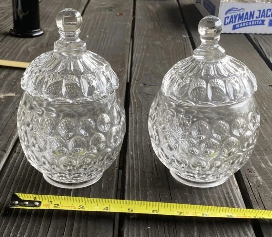 2 - Thumbprint Jars with Lids