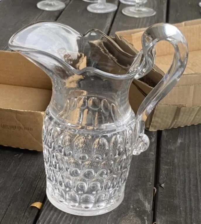 Unique Thumbprint Pitcher