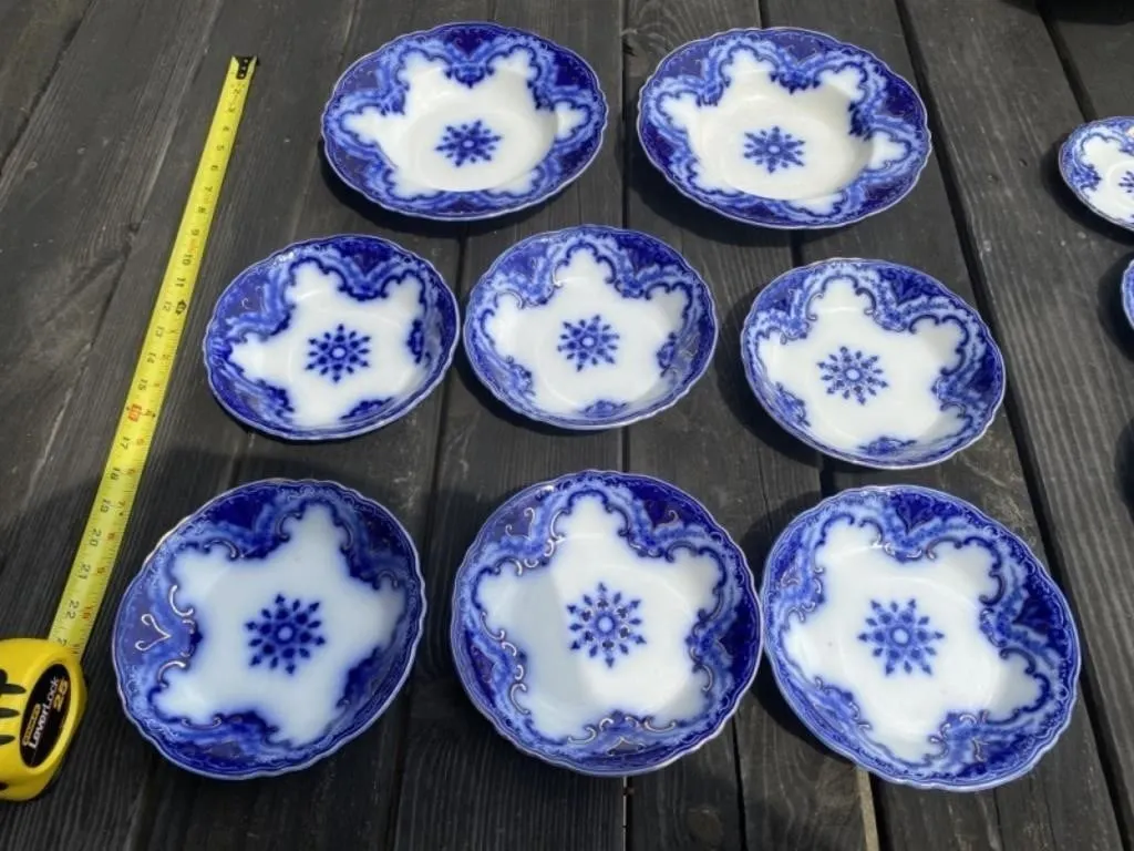 8 - Flow Blue Bowls