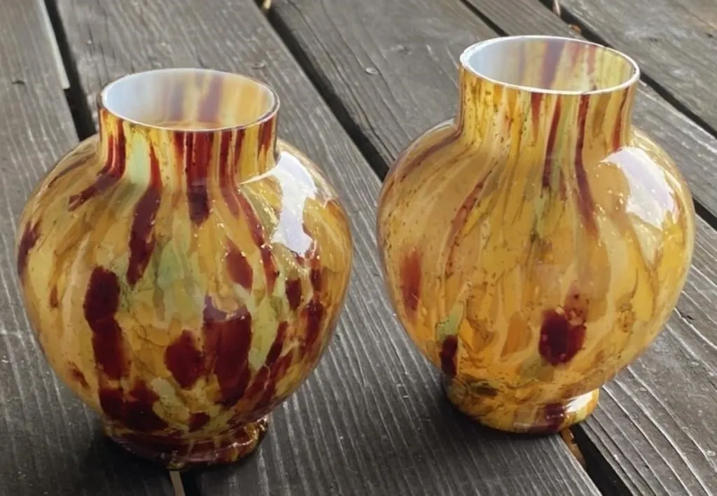 2 - Art Glass Vases