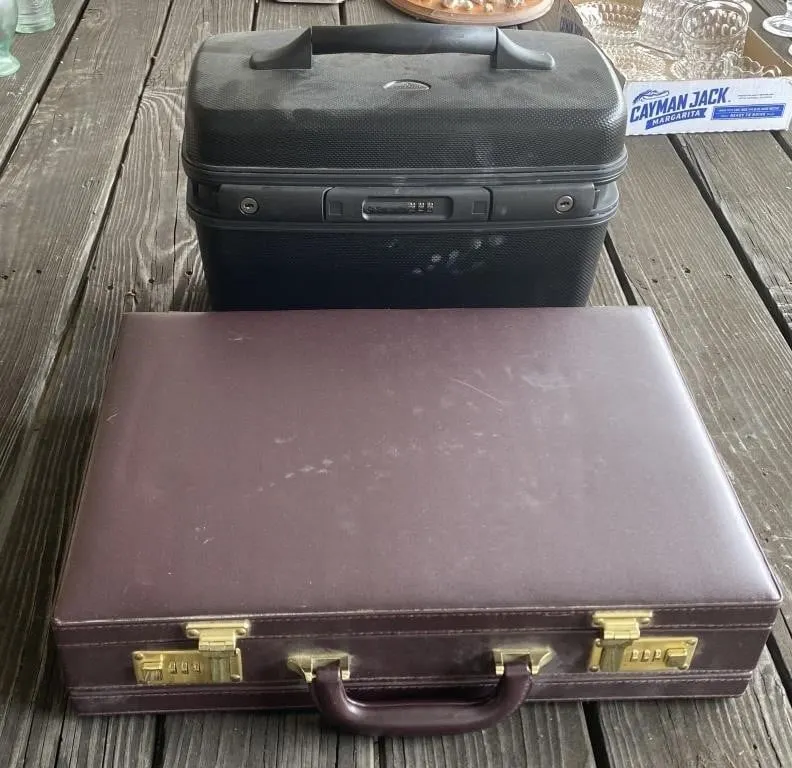 Briefcase and Vanity Case
