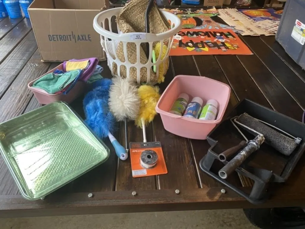 Painting, Cleaning Supplies and More