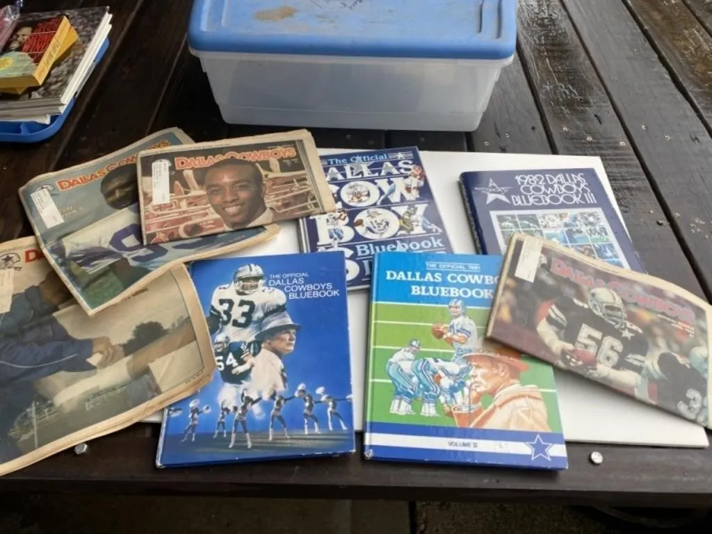 Tote Full of Dallas Cowboys Books