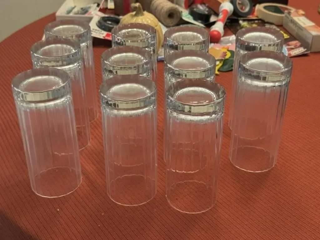 11 - Matching Water Glasses