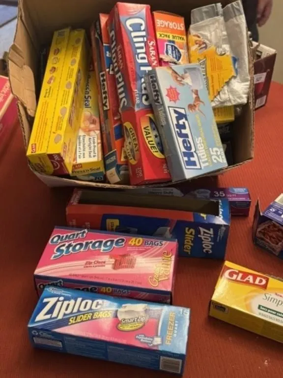 Large Lot of Food Storage Bags