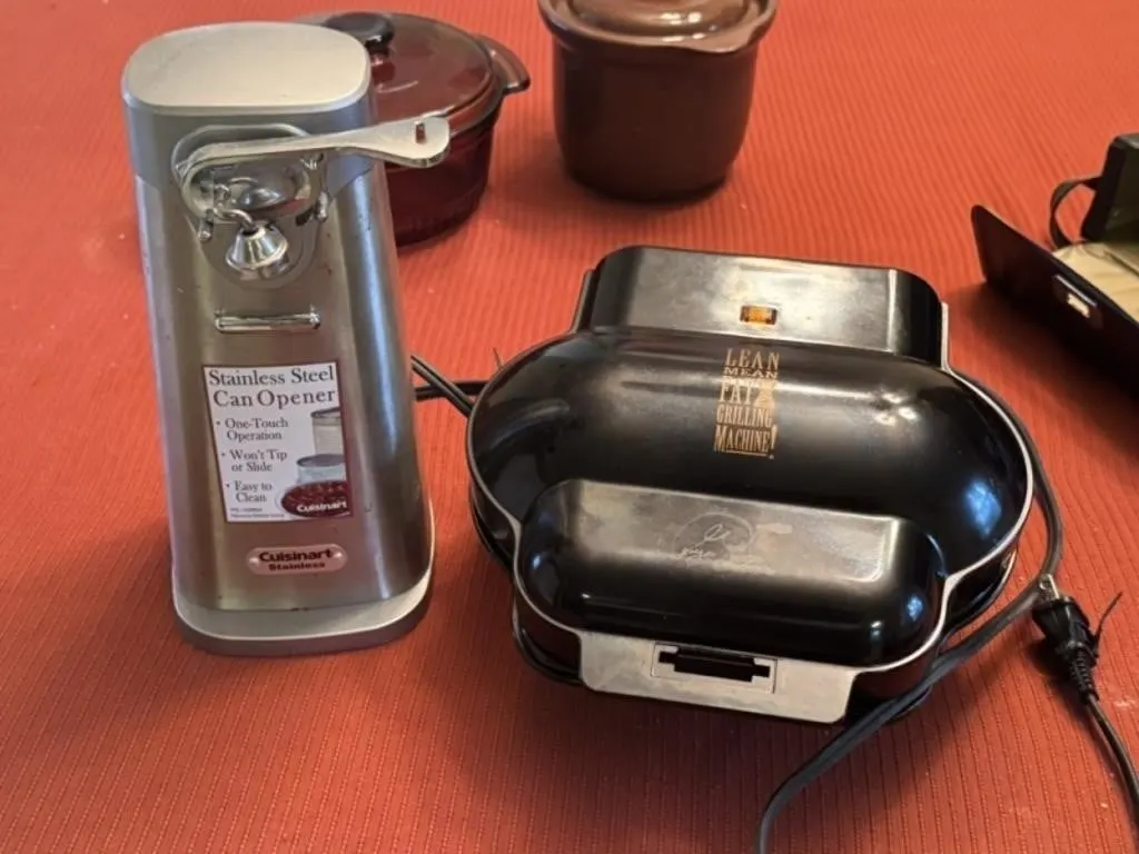 Electric Can Opener & George Foreman