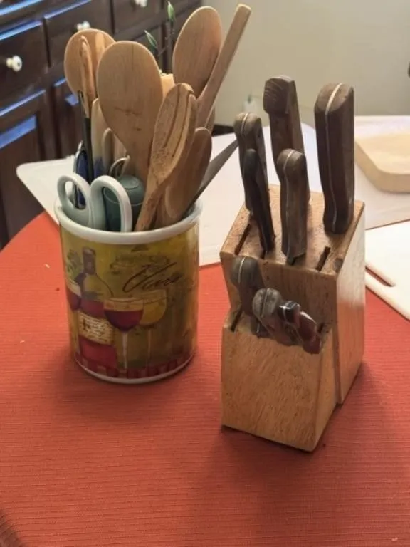 Cutlery and Wooden Spoons