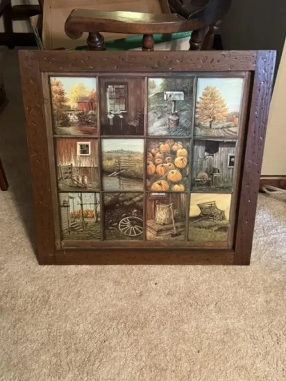 Framed Barn Print