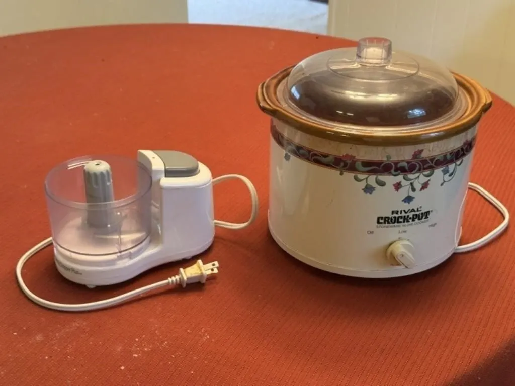Food Processor and Crock Pot