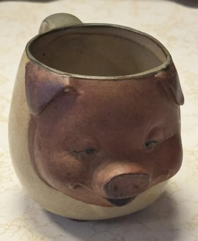 Handmade Pig Mug
