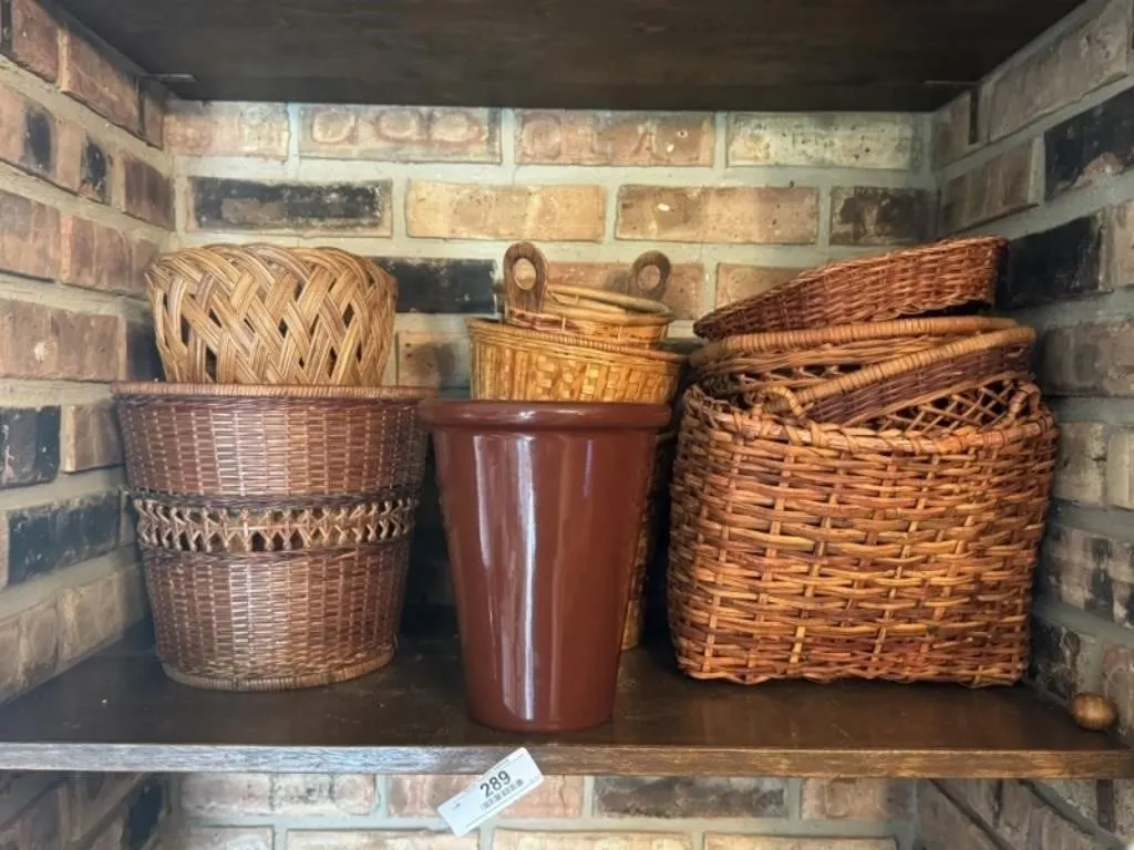 Baskets and Stoneware