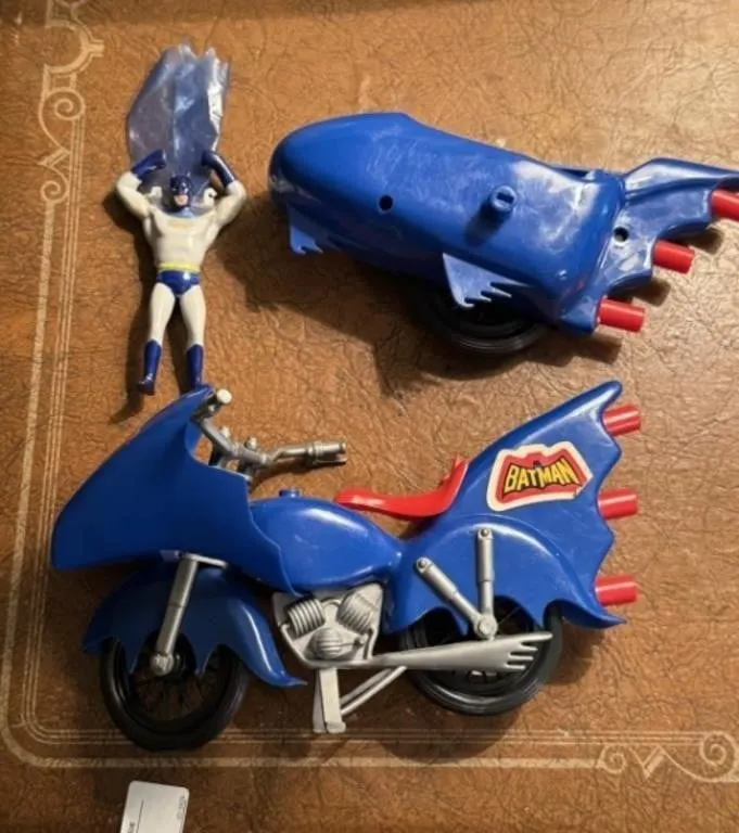 Batman Motorcycle and Sidecar