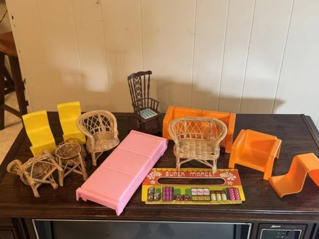 Vintage Dollhouse Furniture