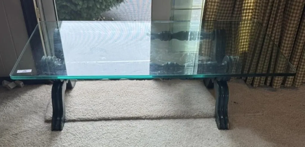Glass Top Coffee Table