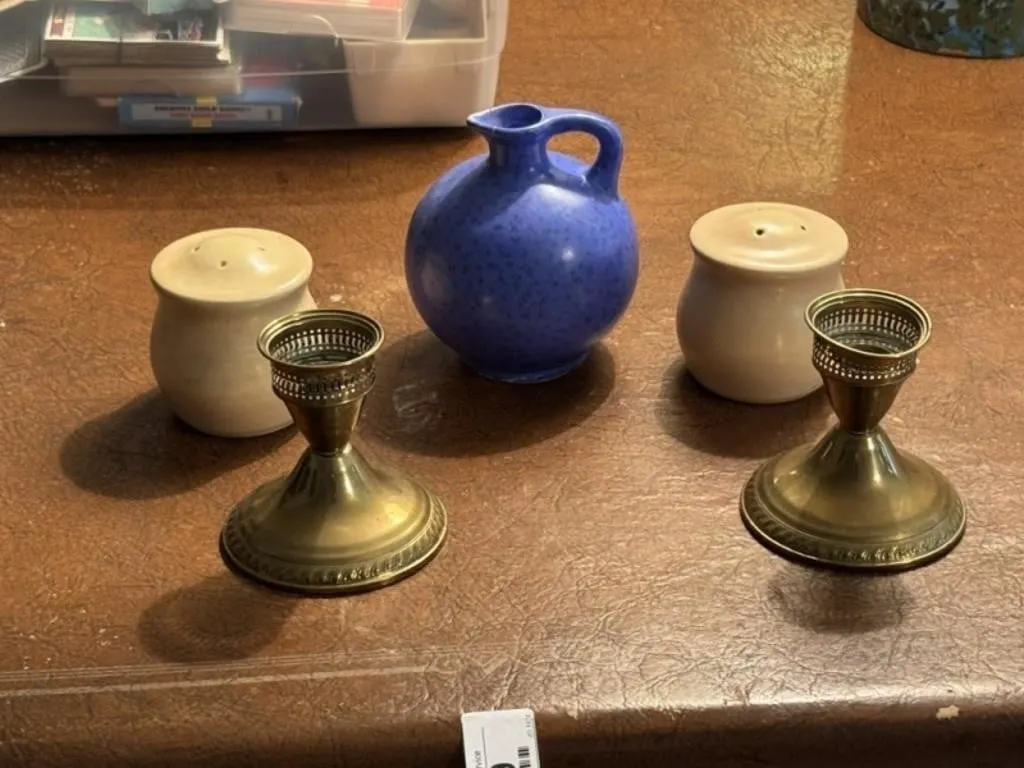 Art Pottery, Candlesticks and More