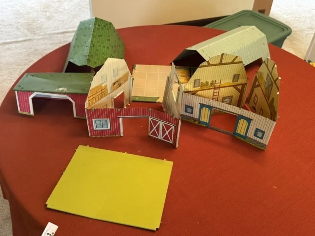 Metal Toy Barns