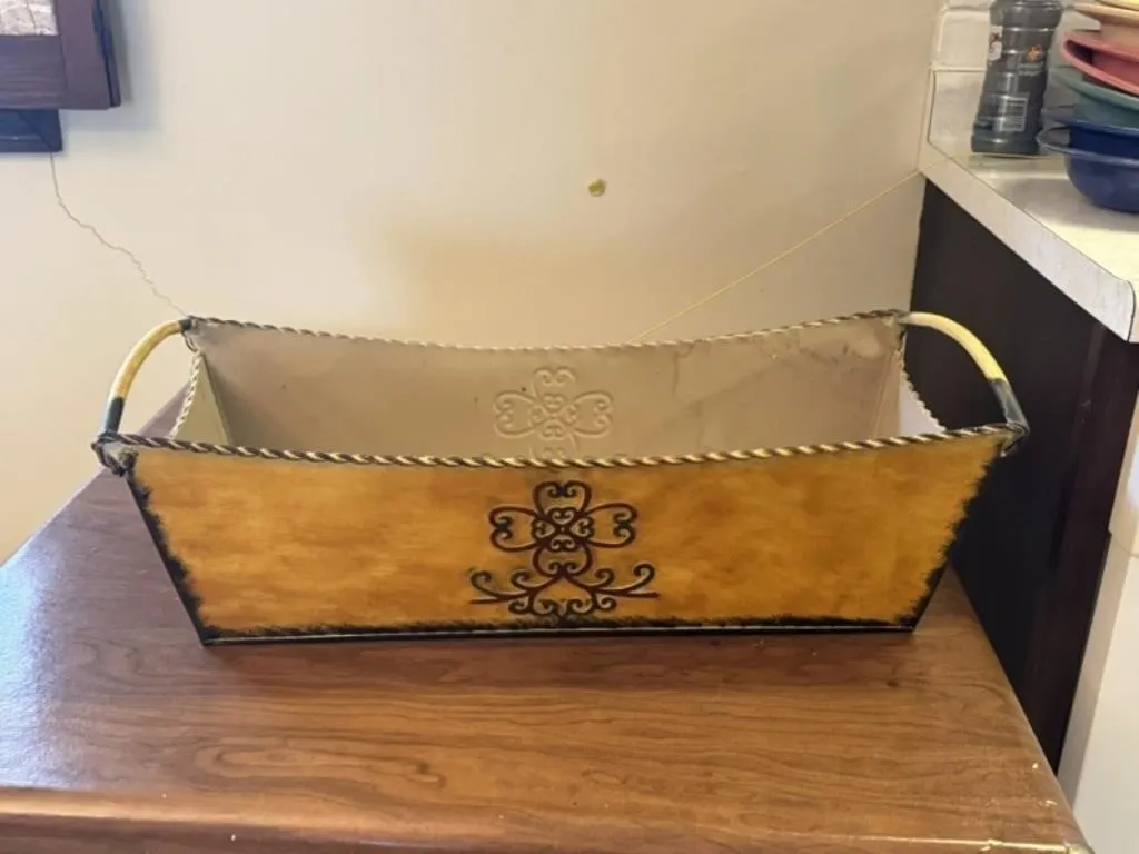 Metal Decorative Basket