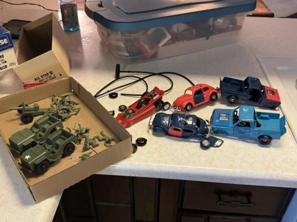 Zip Cars and Army Toys
