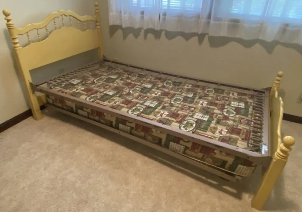 Twin Size Bed with Trundle