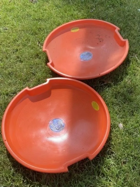 2 - Plastic Snow Sleds