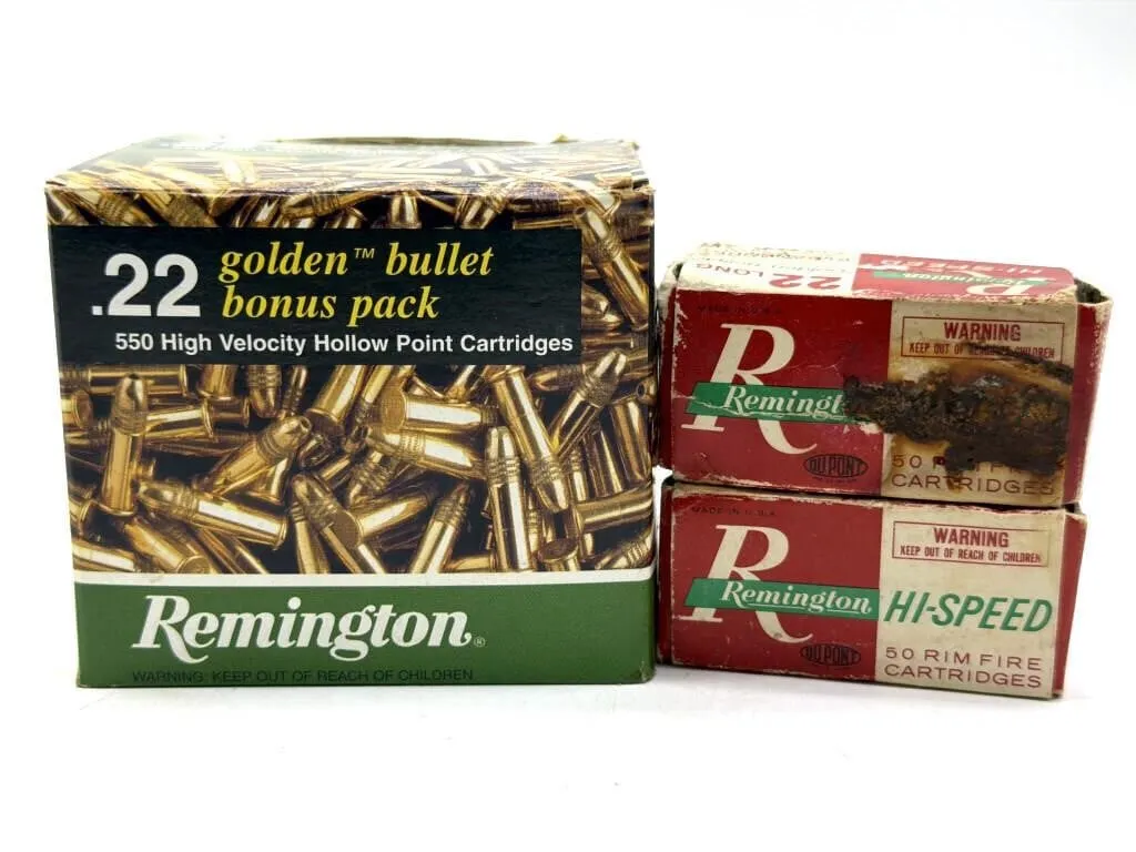 (550) Rounds Remington 22LR 36Gr High Velocity
