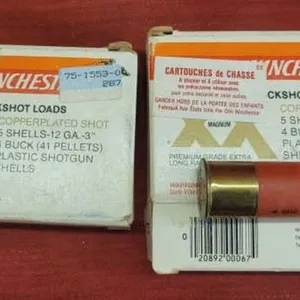 2 Boxes Winchester DoubleX Buckshot Loads 12