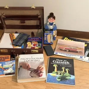 Office Supplies, cookbooks,