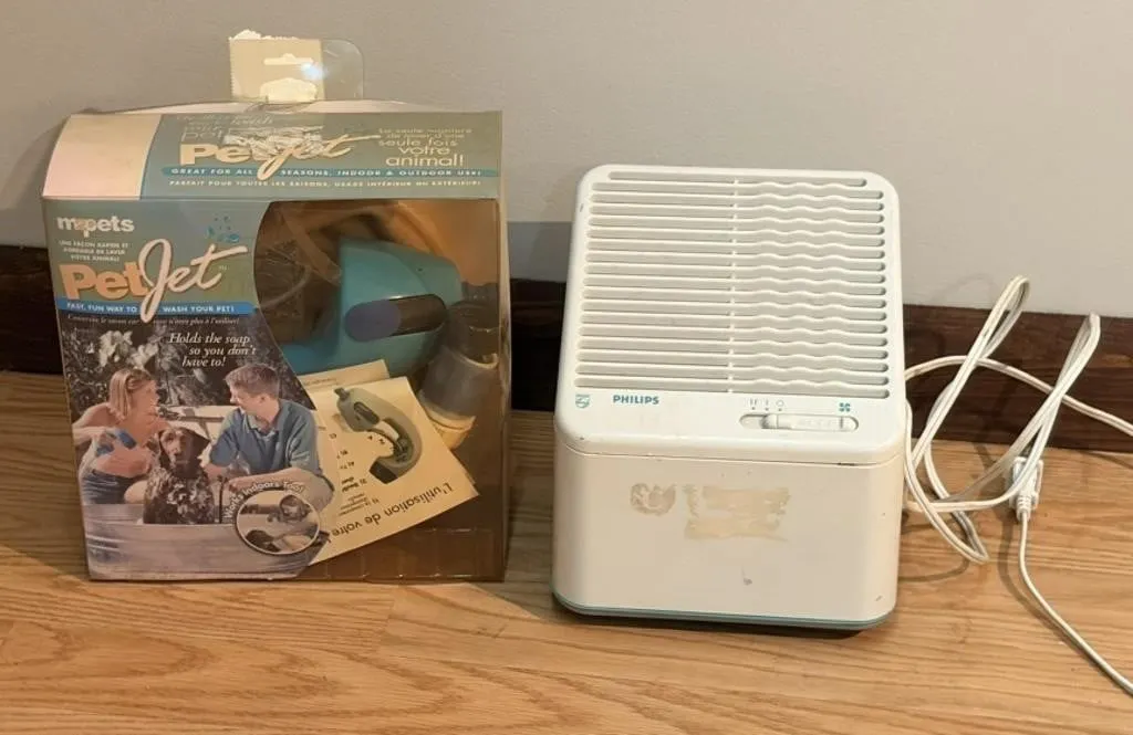 Pet Jet pet washer, Philips Fan