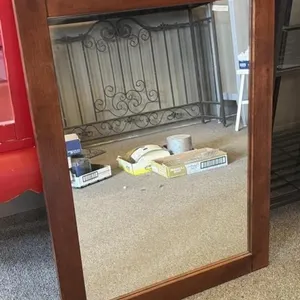 Wooden Framed Mirror