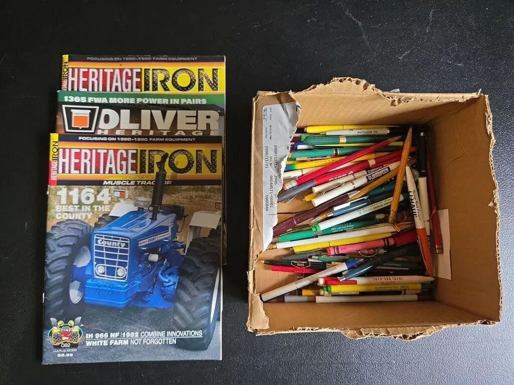 Tractor Magazines, Pens and Pencils