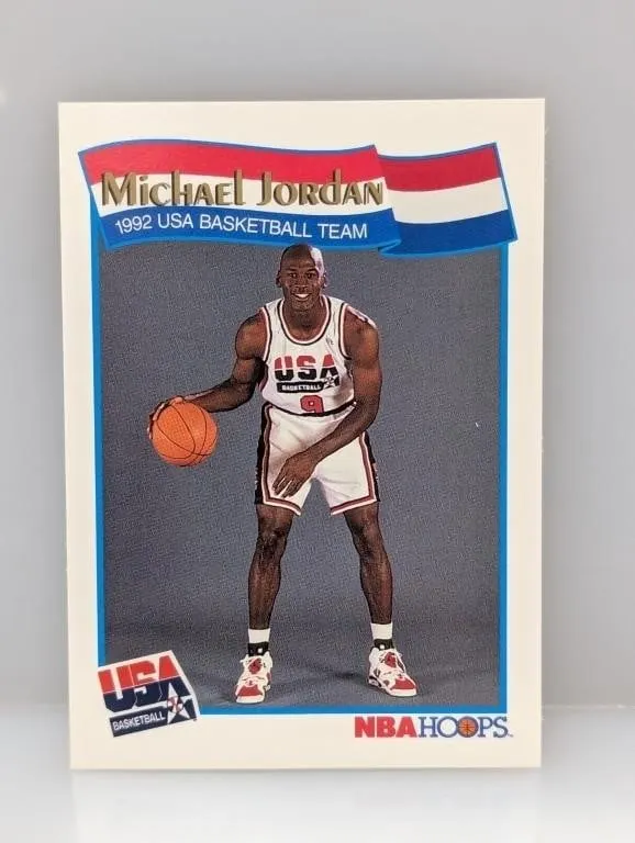 1992 NBA Hoops Usa Basketball Michael Jordan #55