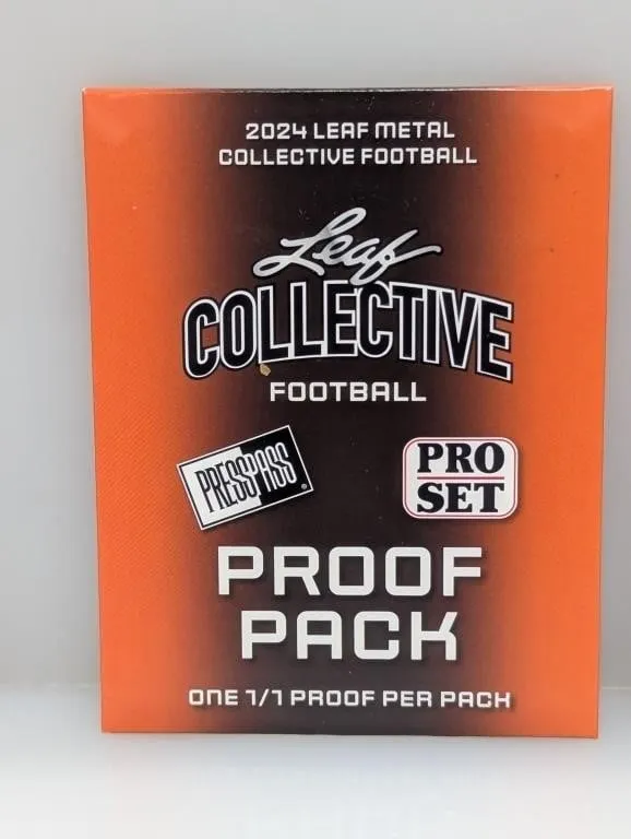 2024 Leaf Metal Collective Football 1/1 Proof Pack