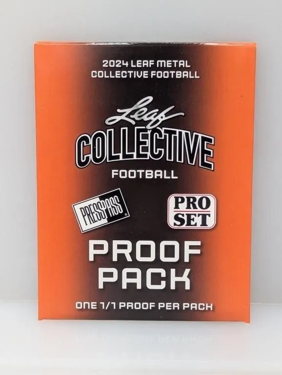 2024 Leaf Metal Collective Football 1/1 Proof Pack
