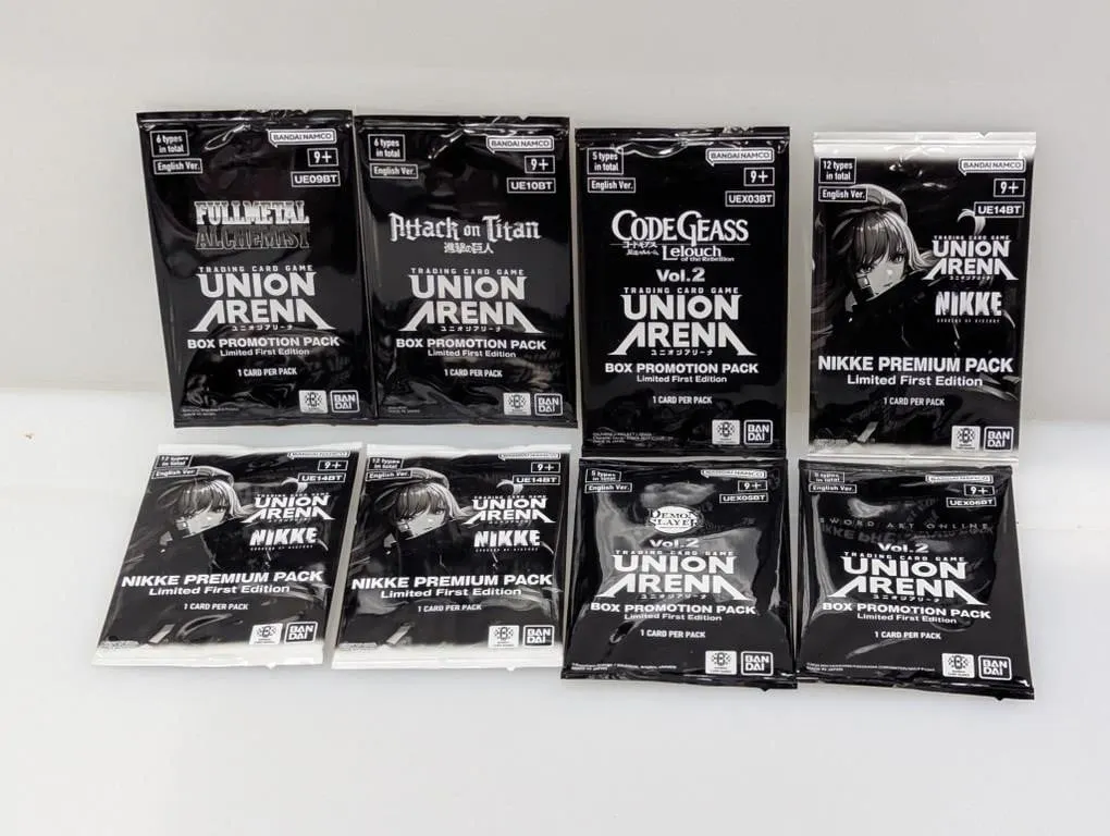 (8) Union Arena Box Topper Mixed Packs